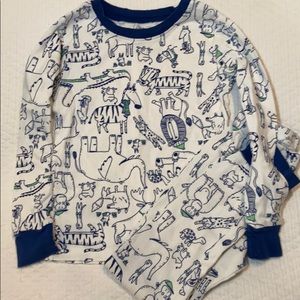 5T Animals in Winter PJ Set